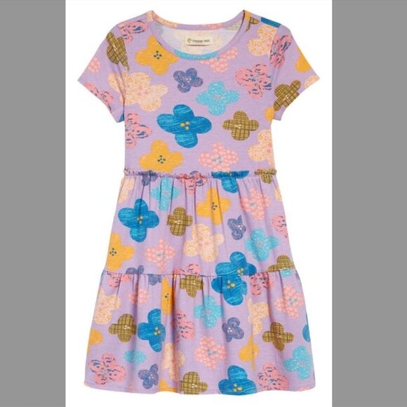 Tucker and Tate Kids' Tiered Print Dress (Size 6) - Picture 1 of 4